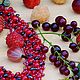 Серьги Ягодное лето коралл гранат купить серьги. Серьги классические. Галина Светлова Авторские украшения. Ярмарка Мастеров.  Фото №6