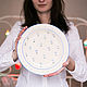 Forget-me-nots. A plate of food, ceramics. Plates. JaneCeramics. My Livemaster. Фото №5