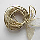 Raffia Japan, the color of St. gold, 1 meter, Raffia, Moscow,  Фото №1