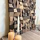 Картина из деревянных спилов, панно интерьерное из дерева 50х50 см. Картины. Wood Cloud. Интернет-магазин Ярмарка Мастеров.  Фото №2