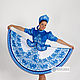 dance costume 'Barocca' blue. Suits. SLAVYANKA. My Livemaster. Фото №6