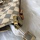 Винтаж:  Сумка-тоут Damier из коллекции Louis Vuitton. Сумки винтажные. Chic bags. Ярмарка Мастеров.  Фото №7