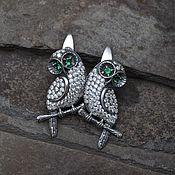 Украшения handmade. Livemaster - original item Owl Earrings. Handmade.