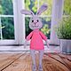 Зайка. Мягкая игрушка. Вязаная игрушка. Амигуруми куклы и игрушки. Игрушки от Елены. Интернет-магазин Ярмарка Мастеров.  Фото №2
