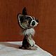 Chihuahua-miniatura 3,5 cm crochet. Miniature figurines. Lebedeva Lyudmila (knitted toys). Ярмарка Мастеров.  Фото №6