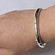 Браслет из серебра жесткий "овал 2". Браслет жесткий. Newstylejewelry. Ярмарка Мастеров.  Фото №6