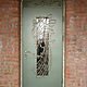 Стальная дверь с кованым рисунком, Двери, Таганрог,  Фото №1