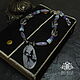 Order Necklace with a pendant 'Flew at night...'. Handiwork decorations. Livemaster. . Necklace Фото №3
