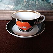 Винтаж: Кофейные чашки Thun Богемский фарфор Чехия