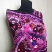 Аксессуары handmade. Livemaster - original item Shawl crocheted 