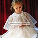 Baby dress 'Queen' with the cloak of Art.-088. Childrens Dress. ModSister. My Livemaster. Фото №4