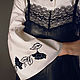 Эксклюзивный комплект "Черная роза" кожаный сарафан и вышитая блуза. Suits. KVITKA. Online shopping on My Livemaster.  Фото №2