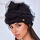 Turban hat hijab of silk tafette with fatin. Caps. TURBAN SVS. My Livemaster. Фото №5