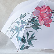 Аксессуары handmade. Livemaster - original item Umbrella with hand-painted Delicate Poppies. Handmade.