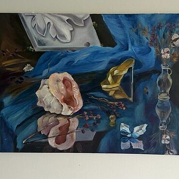 Картины и панно ручной работы. Ярмарка Мастеров - ручная работа Интерьерная картина маслом на холсте авторская работа.. Handmade.