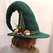 Аксессуары handmade. Livemaster - original item The Swamp Witch`s Hat. Handmade.