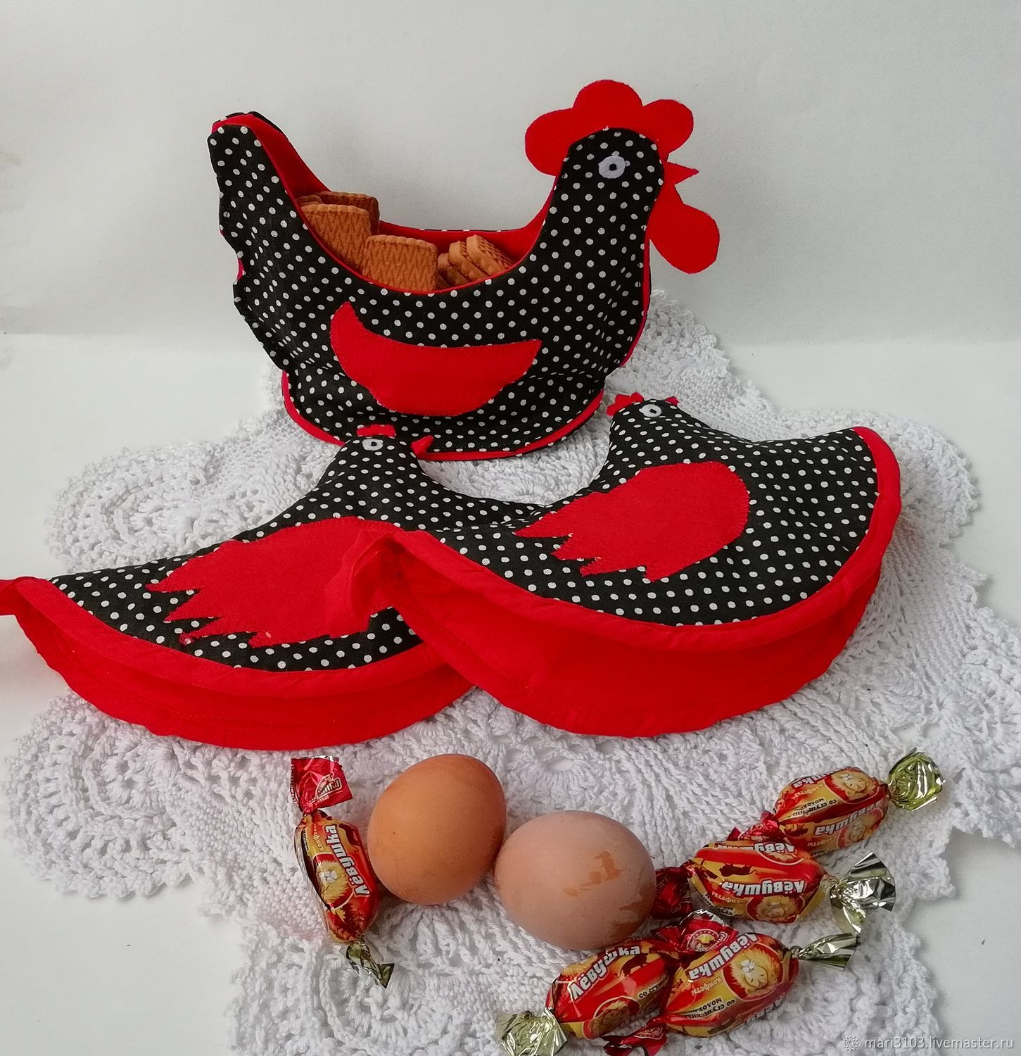 Set for kitchen Rooster and chicken, Kitchen sets, Vyazma,  Фото №1