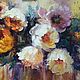 Gifts for women on March 8, St. Petersburg - oil painting with flowers, Pictures, St. Petersburg,  Фото №1