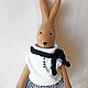 Мягкая игрушка Заяц. Мягкие игрушки. Handsewing.toys (Ирина). Ярмарка Мастеров.  Фото №4