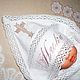 Махровая крыжма "НИКА"-с капюшоном, вышивка дополнительно, Пеленка для крещения, Москва,  Фото №1