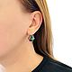 Серьги KAL HEXAGON Swarovski 16 мм VM. Серьги классические. Marea Crystal. Ярмарка Мастеров.  Фото №4