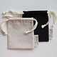 10h12cm. Linen bags with a sewn tag, Bags, Krasnoyarsk,  Фото №1