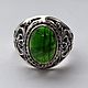 Ring with chrome diopside 'Ilida'. Rings. masterskai. My Livemaster. Фото №5