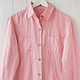 Order Light pink women's shirt made of 100% linen. etnoart. Livemaster. . Shirts Фото №3