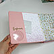 Розовый фотоальбом для девочки с лисичкой, от 0 до 3 лет. Подарок новорожденному. Фотоальбомы Baby-Natra. Интернет-магазин Ярмарка Мастеров.  Фото №2