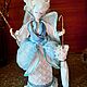 Скульптура текстильная, стихия воздух, "Фея Аэра", Кукла-оберег, Москва,  Фото №1