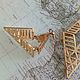 Винтаж: Серьги "Ромбы" / крупные. Серьги винтажные. ВИНТАЖ + handmade. Ярмарка Мастеров.  Фото №4