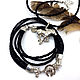 Bracelet and pendant 'Horseshoe-Horse' leather. Braided bracelet. Urbanstyle. Online shopping on My Livemaster.  Фото №2