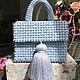 Blue bag. Classic Bag. SHAPAR - knitting clothes. Online shopping on My Livemaster.  Фото №2