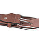 Brown Suede leather Belt Mens ladies Italian leather. Straps. AlekssMovins. Online shopping on My Livemaster.  Фото №2