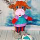 Soft toys: Bull Afonya. Bull knitted. Symbol 2021. Stuffed Toys. Nina Rogacheva 'North toy'. My Livemaster. Фото №5