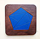 Деревянная игрушка "Пятиугольник" (Рамка-вкладыш). Игровые наборы. Wooden Market (Сюзанна). Ярмарка Мастеров.  Фото №5
