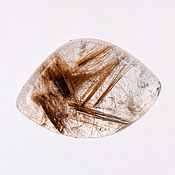Материалы для творчества handmade. Livemaster - original item Cabochons: Rutilated quartz 21-15-6mm. Handmade.