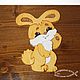 Gifts for kids. Puzzles made of wood Sunny Bunny. Puzzle. Wooden toys from grandfather Andrew. My Livemaster. Фото №4
