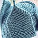 Шапка-ушанка вязаная из шерсти цвета морской волны. Шапка-ушанка. AccessoriesWool мягко и комфортно. Ярмарка Мастеров.  Фото №6