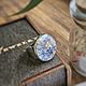 Заказать Кольцо  ручной работы Винтажное с незабудками. MoranaJewelrYкрашения с цветами Санкт-Петербург. Ярмарка Мастеров. . Кольца Фото №3