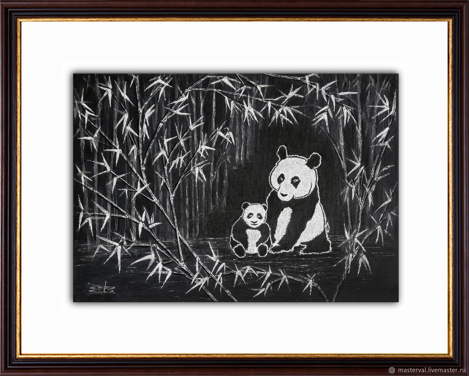 Бамбуковая роща с пандой