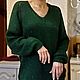 Пуловер с пайетками, ручная работа. Пуловеры. Diana 'Всё связано'. Ярмарка Мастеров.  Фото №4