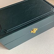 Сувениры и подарки handmade. Livemaster - original item Gift box - case (finish: leather, velvet/velour). Handmade.