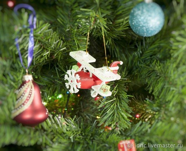 Самолет Новогодняя Игрушка