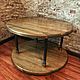 Круглый стол из водопроводных труб в стиле loft. Столы. Furniture_inins мебель из водопроводных труб Спб. Интернет-магазин Ярмарка Мастеров.  Фото №2