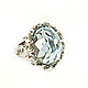 Silver ring: aquamarine "Santa Maria". Rings. Women's secrets. Online shopping on My Livemaster.  Фото №2