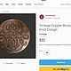 Винтаж: Брошь медная. Кельтский узел. Броши винтажные. Vintage&style. Ярмарка Мастеров.  Фото №9