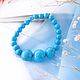 Bracelet Turquoise. Bead bracelet. Galina Svetlova. Online shopping on My Livemaster.  Фото №2