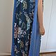 Elegant summer dress made of viscose staple ' Bleu corail'. Dresses. Charmante Tutenafelt (crealanafr). My Livemaster. Фото №5