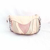 Сумки и аксессуары handmade. Livemaster - original item Leather beige handbag Dolce Vita, summer leather handbag. Handmade.